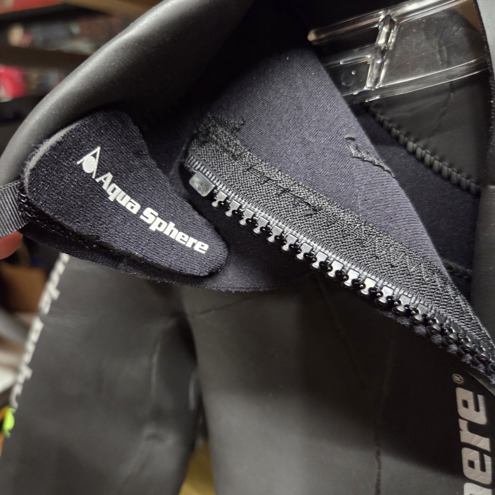 Kids size 10 Aqua Sphere Black Wetsuit